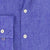 Men's Long Sleeve Button Linen Shirt - Cobalt Buttons